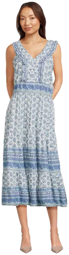 Margaux Riviera naisten mekko SDL-014 - Blue/white aop - 1