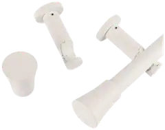 Ihanin verhotanko Melissa mattavalkoinen 160-310cm 25/28mm - 2