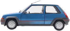Solido 1:18 Renault 5 GT Turbo MK1 Alpine blue, keräilyauto, pienoismalli - 8
