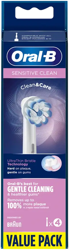 Oral-B Vaihtoharja Sensitive Clean & Care 4kpl - 2