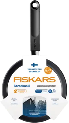 Fiskars Sorsakoski lettupannu 22 cm, keraaminen - 1