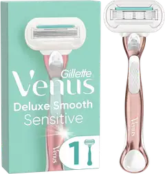 Gillette Venus Deluxe Smooth Sensitive Rosegold ihokarvanajohöylä - 2