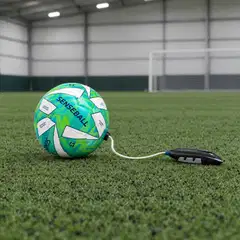 SenseBall Green 2 (Pro) narupallo, jalkapallo koko 2, vihreä ja valkoinen - 6