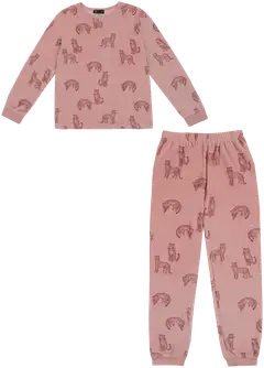 TEX lasten veloursetti I993937 - Salmon - 1