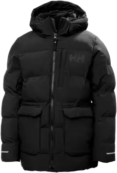 Helly Hansen nuorten muhkutoppatakki Nord Puffy Parka 41797 - BLACK - 1