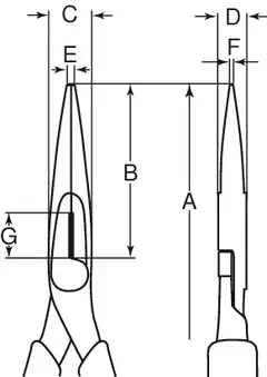 Bahco kärkipihdit 2470 G-160 - 6