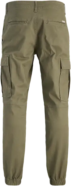 JJ Rebel miesten reisitaskuhousut JREBMICHAEL - Olive Night - 2