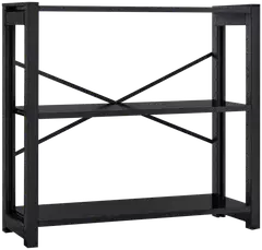 Lundia Classic avohylly, matala - MUSTA - 2