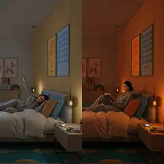 Philips Smart Lighting LED-filamenttilamppu 5W C35 E14 2000-5000K 370lm Amber - 11
