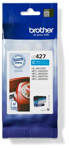 Brother mustepatruuna LC427C sininen - 1