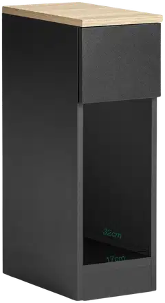 SoBuy yöpöytä musta FBT111-SCHX2 - 2