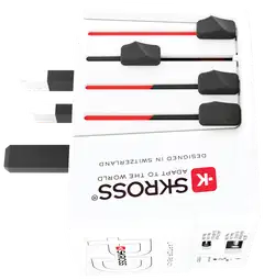 Skross maailma-adapteri USB - 2