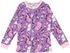 Muumi lasten pyjama Perhospuisto 592935 - liila - 2