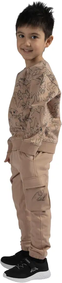 Ciraf lasten collegepusero fantacy 25PC262820 - Warm Taupe - 7