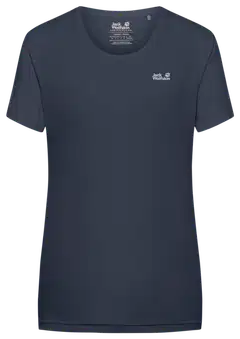 Jack Wolfskin naisten t-paita Tech - Midnight Sky - 1