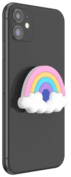 Popsockets puhelinpidike PopGrip Rainbow Fluff - 4