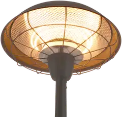 HORTUS Terassilämmitin 900/2100W lattiamalli, HA, musta - 5