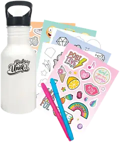 Real UniQ DIY Hydro Bottle -juomapullo 21 cm, koristele itse - 3