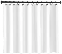 Ihanin suihkuverhotanko musta 75-125 17/20mm - 2