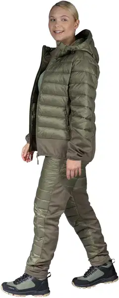 Luode12 naisten hybridihousut 223L332677 - Burnt olive - 7