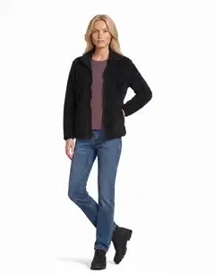 House naisten fleecetakki sherpa YLJ4610 - Black - 4
