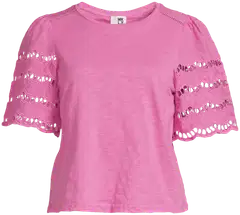 WKLY. naisten pitsihihallinen trikoopusero 213W090136 - 17-2625TCX - 2