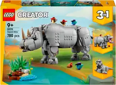 LEGO® Creator 31171 Villieläimet: Mahtava sarvikuono ja linnut - 4