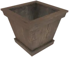 Miljöörakennus kartioruukku 40x40x40cm tummanharmaa - 1