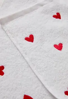 Åhléns Home käsipyyhe Valentines 30x50 cm 2 kpl - 3