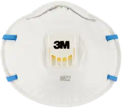 3M™ Cool Flow™ hiukkassuojain 8822, FFP2, venttiili, 3 kpl/pakkaus - 2