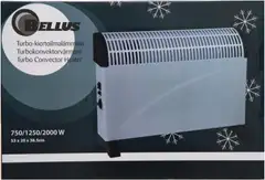 Bellus Kiertoilmalämmitin turbopuhaltimella 2000W - 3