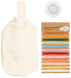 Creativ Company askartelusetti mini kirjailu meikkipussi - 4