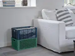 Xtra säilytyslaatikko Easy Fold L sininen - 4