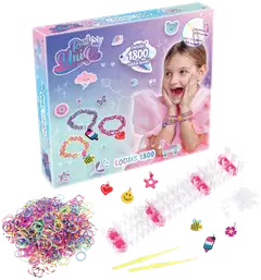 Real UniQ loom bands -askartelusarja 1800 kpl - 2