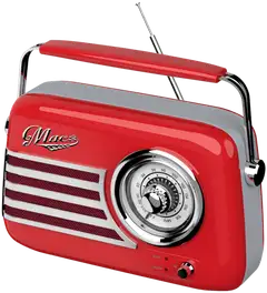 Macs radio Bluetooth kaiuttimella Melody punainen - 5