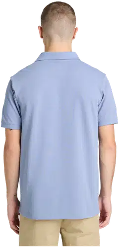 Timberland miesten pikeepaita Chest Logo - Stone Wash - 3