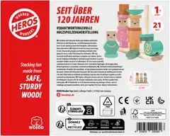 Heros Puulelu Soft Neutrals Pinottava hahmopalapeli - 3