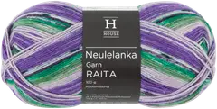 House sukkalanka Raita-kuvio 100 g vihreä/lila/valkoinen 32840 - 1