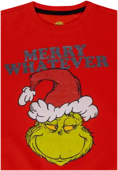 Grinch nuorten jouluinen collegepusero GI20018 - RED - 3