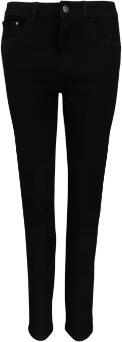 TEX naisten push up -farkut I942283 - BLACK 1 - 1