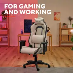 Trust Kangaspäällysteinen pelituoli GXT 723 Ruya beige - 8