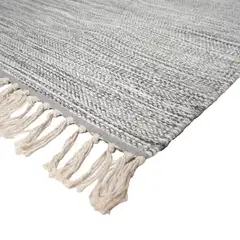 ihankotona puuvillamatto Kesälahti 80x300 cm harmaa - 2