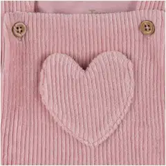 TEX vauvojen liivimekko vakosamettia I286585 - PINK 11 - 3