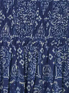 TEX naisten kuviollinen olkainmekko I283354 - NAVY 2 - 5