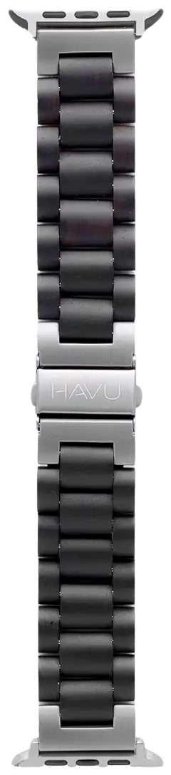 Havu Apple Watch Ultra -ranneke, eebenpuu (42/44/45/49 mm) - 1