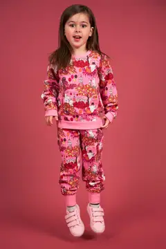 Martinex Muumi lasten collegepaita Juhlahetki 588783 - Vaaleanpunainen - 4
