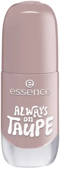 essence gel nail polish 33 JUST WHITE 8 ml - ALWAYS on TAUPE - 1