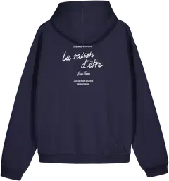 WKLY. miesten collegehuppari La Maison d'etre - Dark blue - 2
