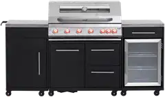 Mustang kaasugrilli Topaz 6+1 kesäkeittiö jääkaapilla - 3