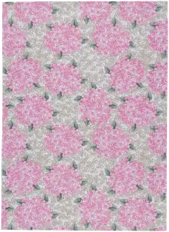 House keittiöpyyhe Hydrangea 50 x 70 cm pinkki 2 kpl - 2